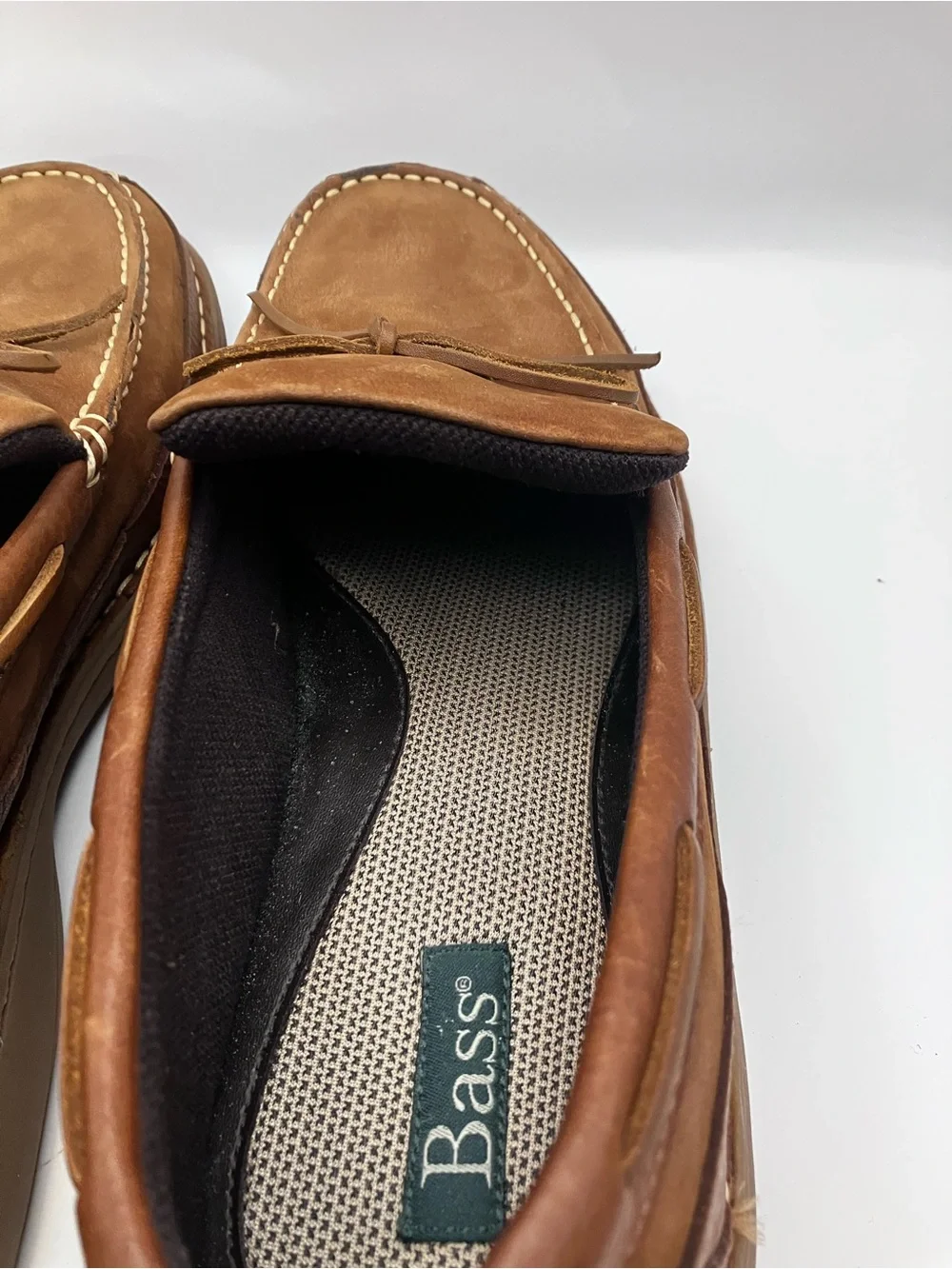 G.H. Bass & Co. Brown Suede Moc Toe Boat Shoes